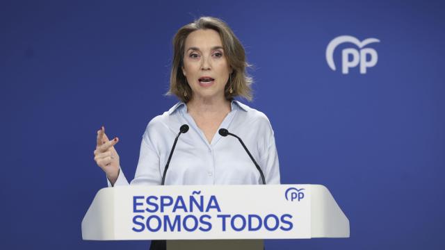 La secretaria general del PP, Cuca Gamarra
