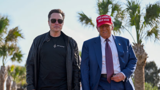 Musk y Trump antes del lanzamiento de la Starship