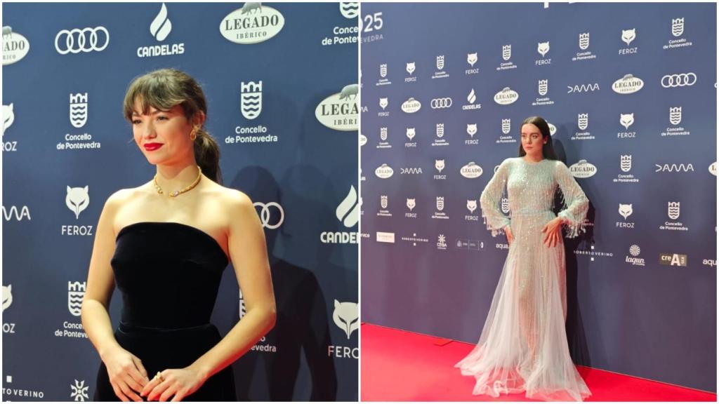 Graciela Andrada y Valeria Castro en la alfombra de los Premios Feroz 2025.