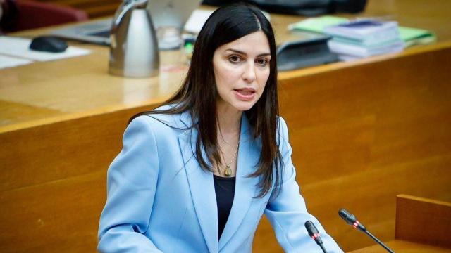 La encargada de la comisión de investigación de la dana, la diputada Miriam Turiel.