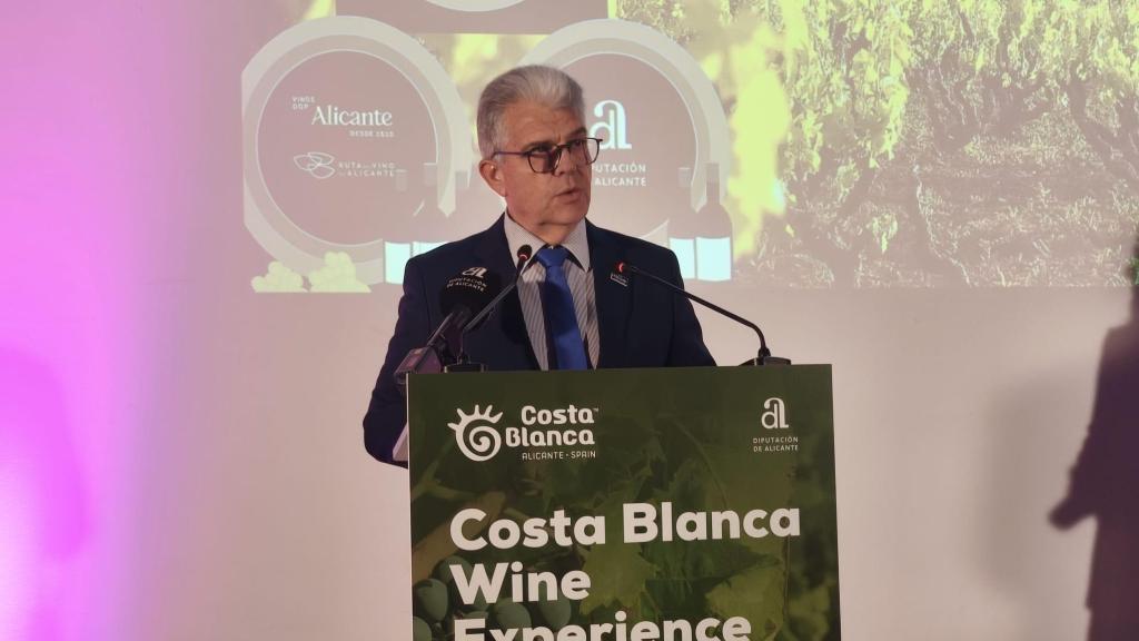 José Juan Reus durante el acto 'Costa Blanca Wine Experience', el pasado 22 de enero.