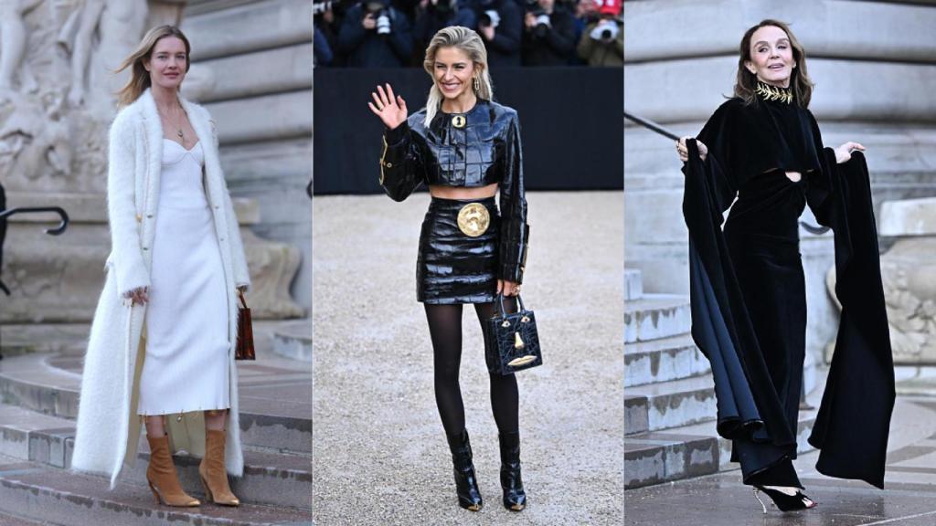 Natalia Vodiánova, Caro Daur y Philippine Leroy-Beaulieu.