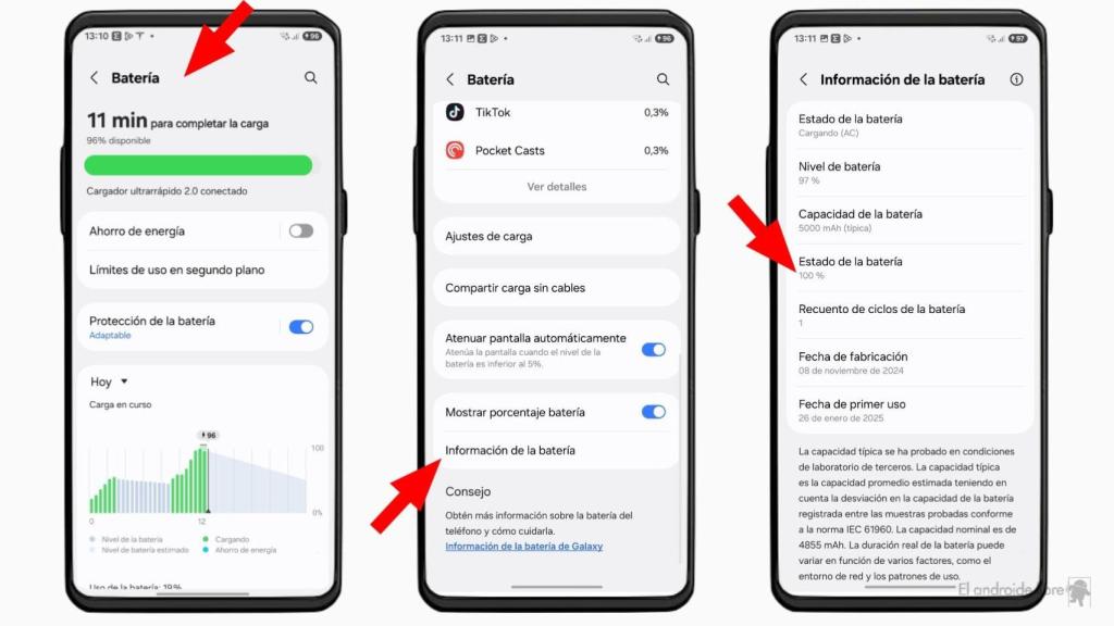 Información de la batería