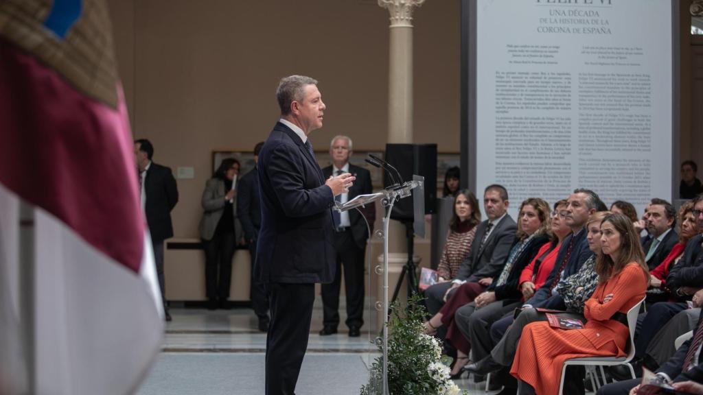 Discurso de Page durante la inauguración.