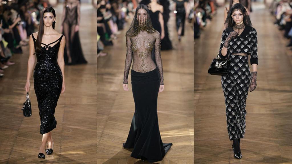 Siluetas del desfile de Alta Costura de Georges Hobeika.