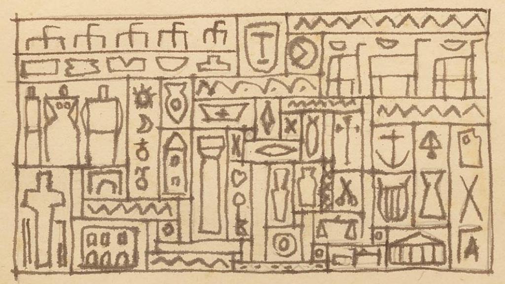 Joaquín Torres-García: 'Constructivo', 1928. Foto: Sala Parés