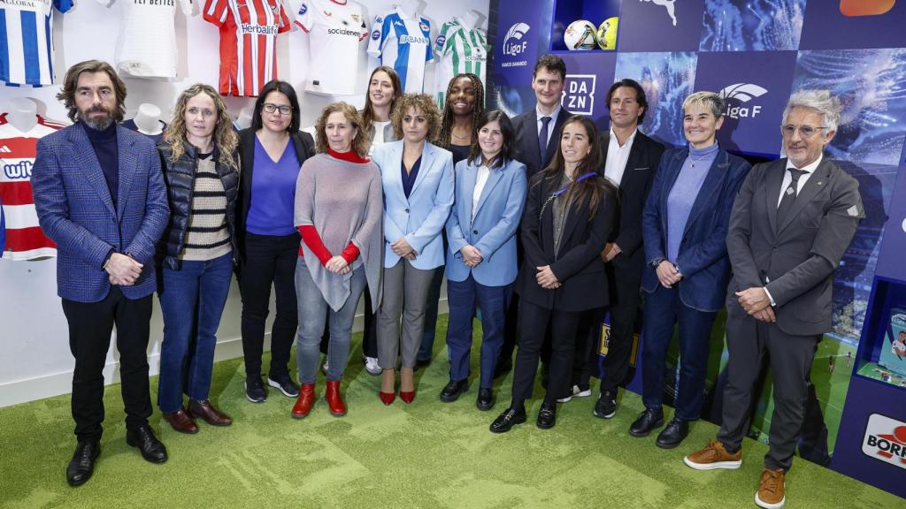 Firma del convenio de la Liga F.