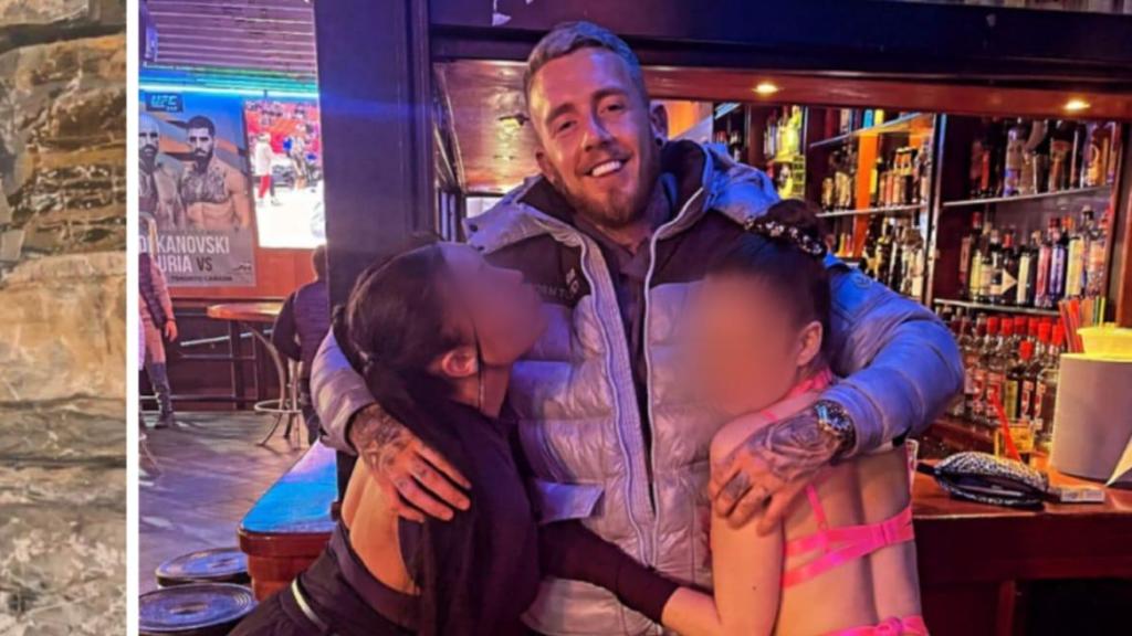 El principal sospechoso, Jonny Smyth, en imágenes de sus redes sociales.