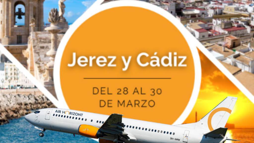 El Español de Aragón y Air Horizont sortean dos vuelos gratis a Jerez desde el aeropuerto de Zaragoza