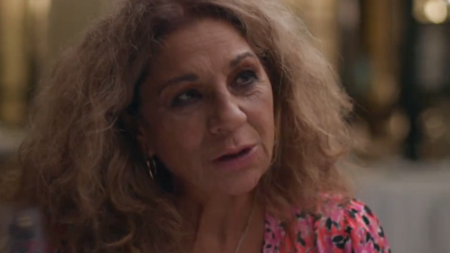 Lolita Flores en un momento de la entrevista con Jordi Évole.