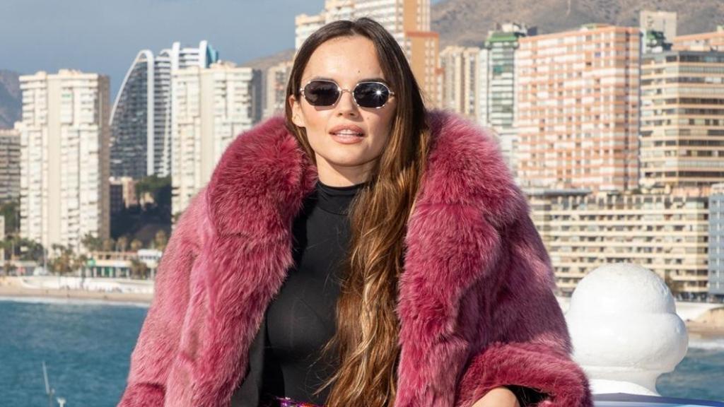 Melody, en una rueda de prensa antes de actuar en el Benidorm Fest 2025.