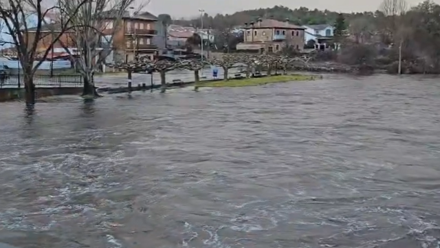 Rio Alberche a su paso por Navaluenga