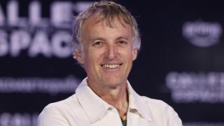 Jesús Calleja en la presentación de su viaje espacial este lunes.