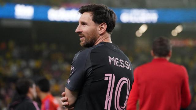 Leo Messi, en un partido con el Inter Miami