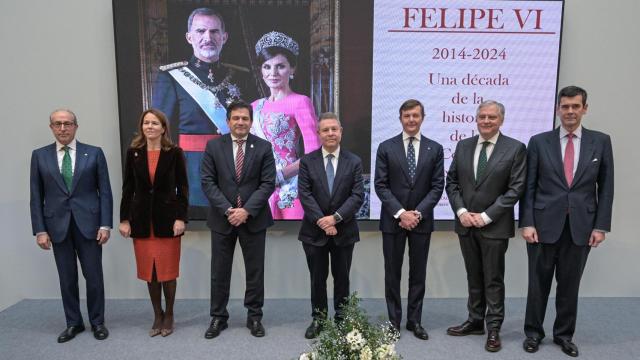 Inauguración de la exposición 'Felipe VI: Una década de la historia de la Corona de España'.