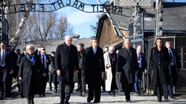 Celebración del 80 aniversario de la liberación de Auschwitz, el pasado enero.