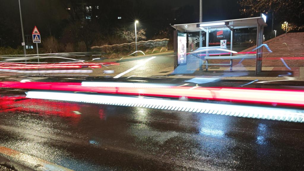 Una foto con el modo Pintar con luz