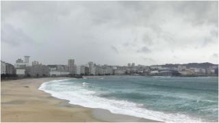 Borrasca Herminia en A Coruña