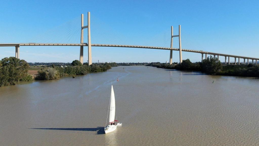 Recreación virtual del puente de la SE-40.