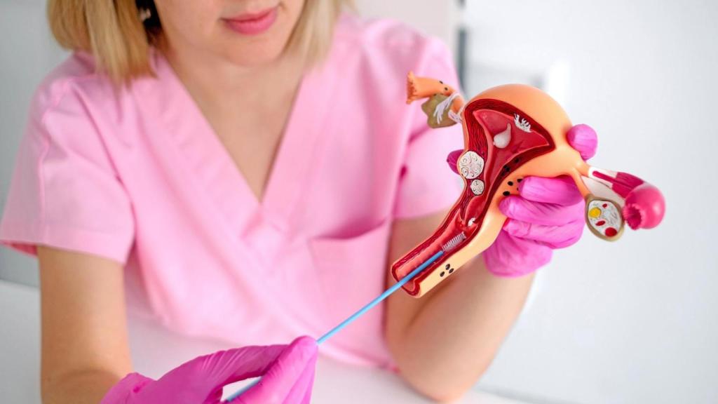 Imagen de archivo de una ginecóloga.