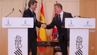 Mazón y Page, en una imagen de archivo. EE