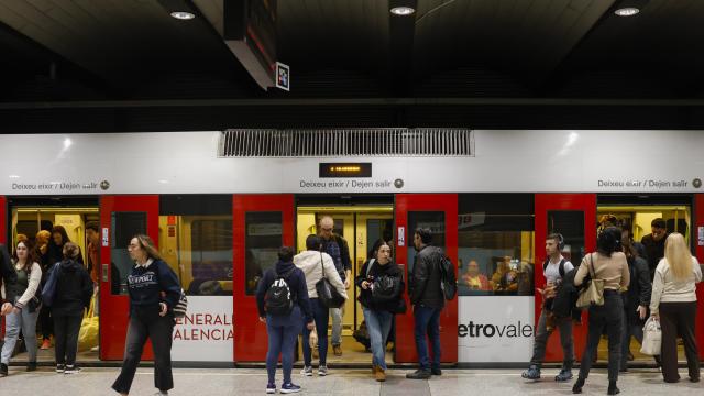 Metro de Valencia, imagen de archivo. Efe / Biel Aliño