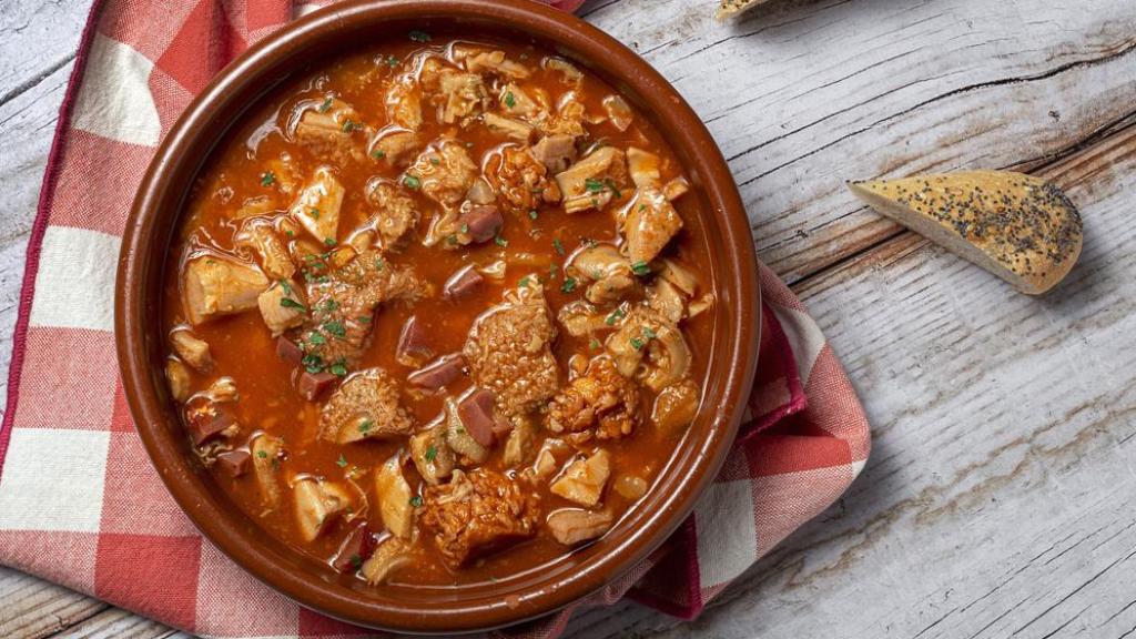 Callos con garbanzos.