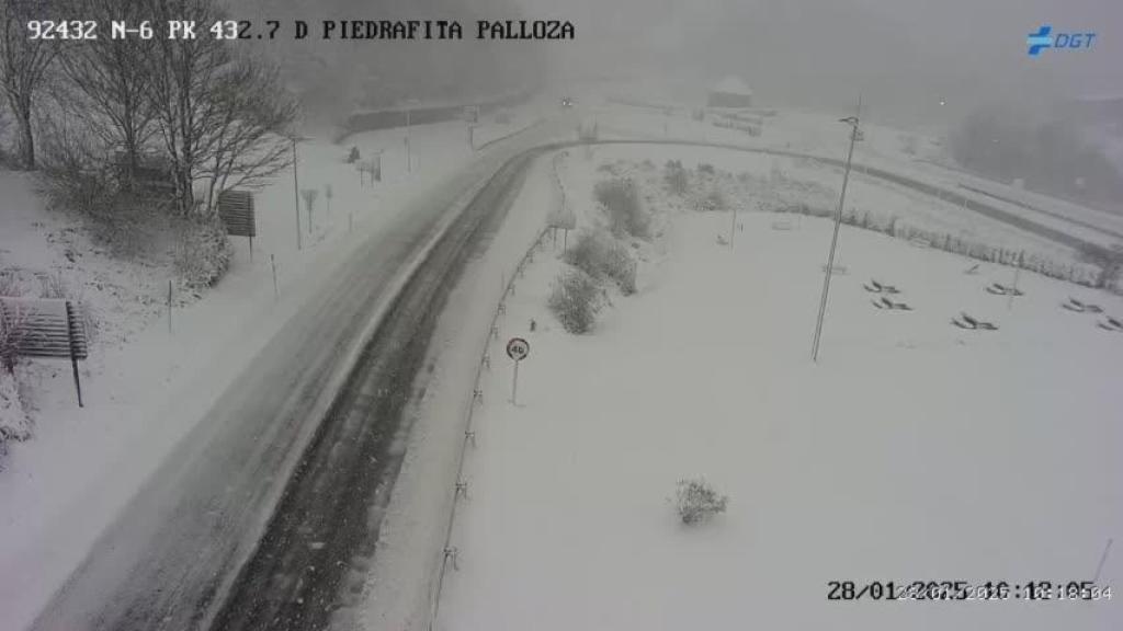 Autovía A-6, en Pedrafita