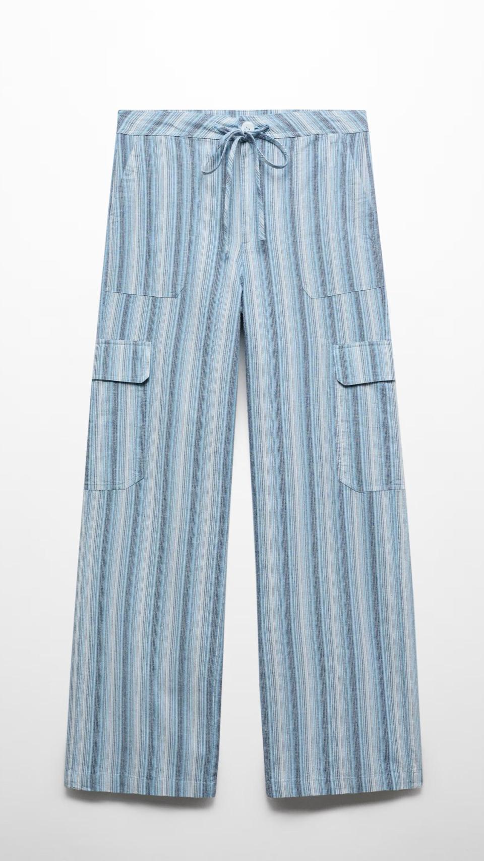 Pantalones de lino Mango (22,99€).
