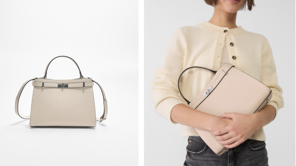 Bolso tote hebilla.