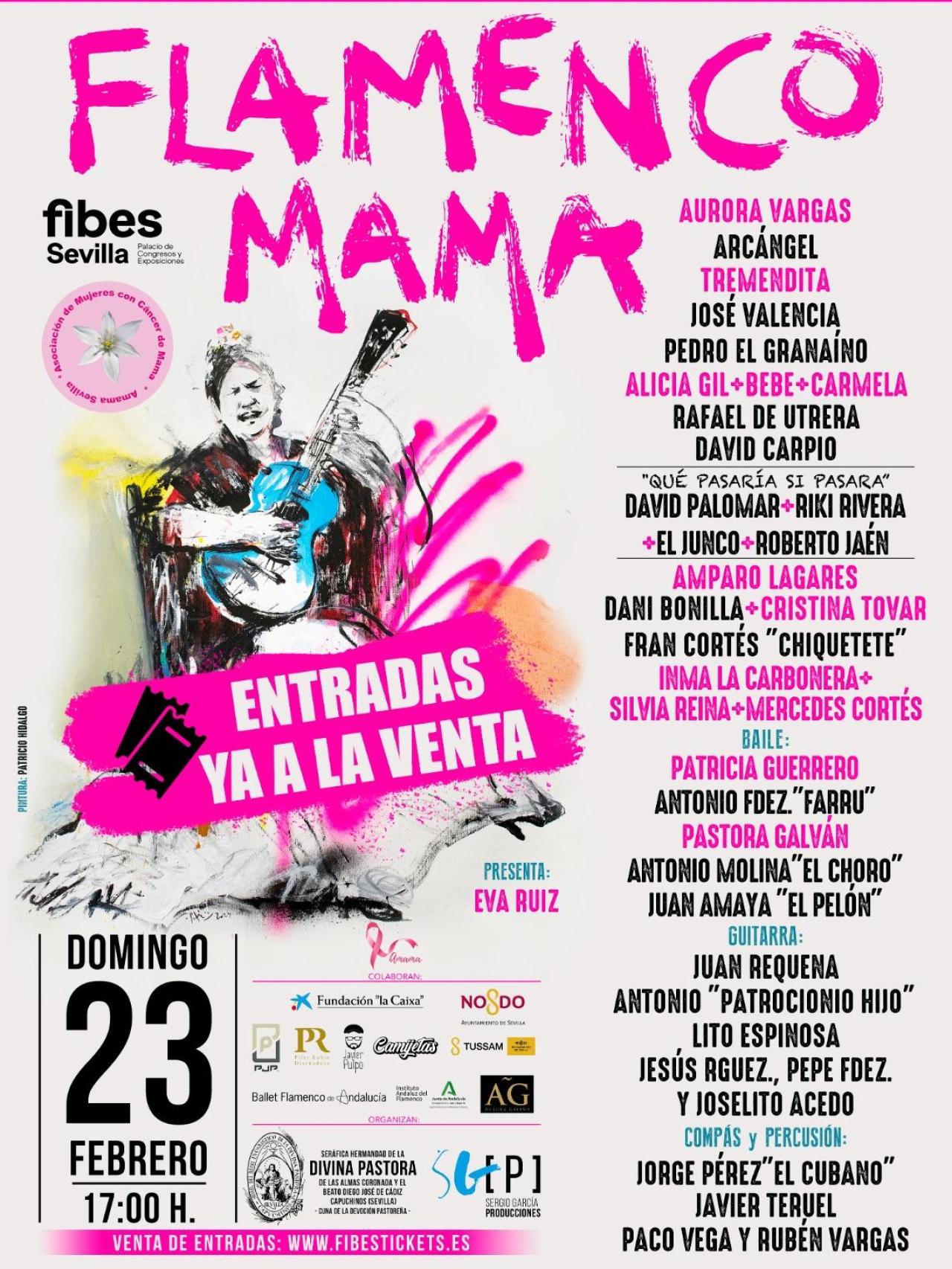 Imagen del cartel del festival Flamenco Mama.