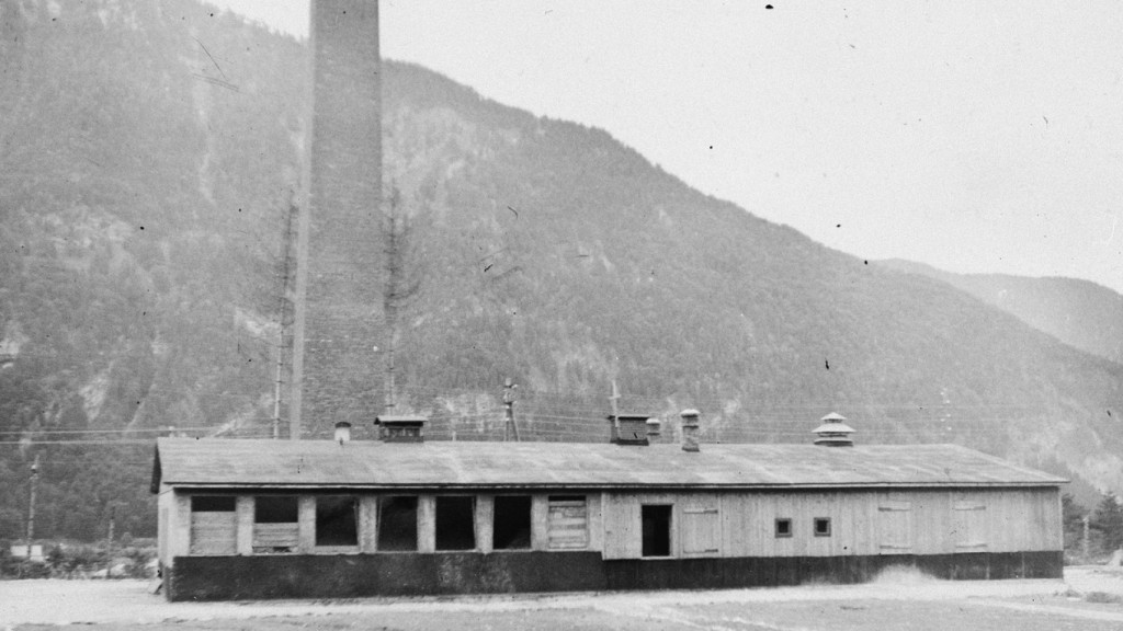 Camino del crematorio Ebensee.