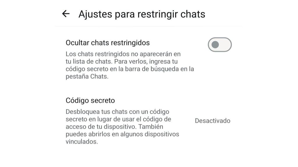 Chat oculto
