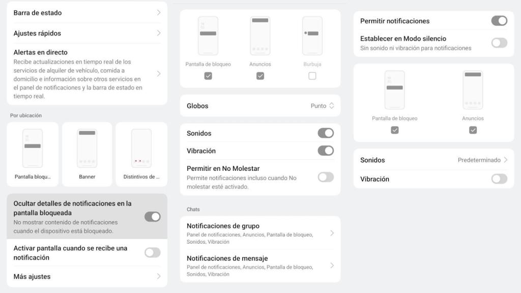 Configuración de notificaciones