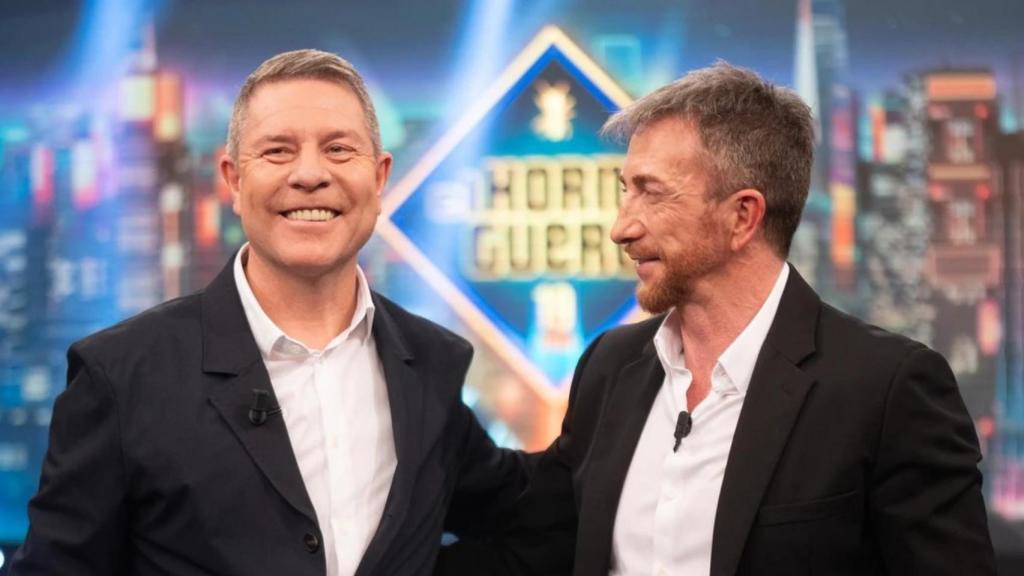 Pablo Motos recibió la visita de Emiliano García Page en 'El Hormiguero' este lunes.
