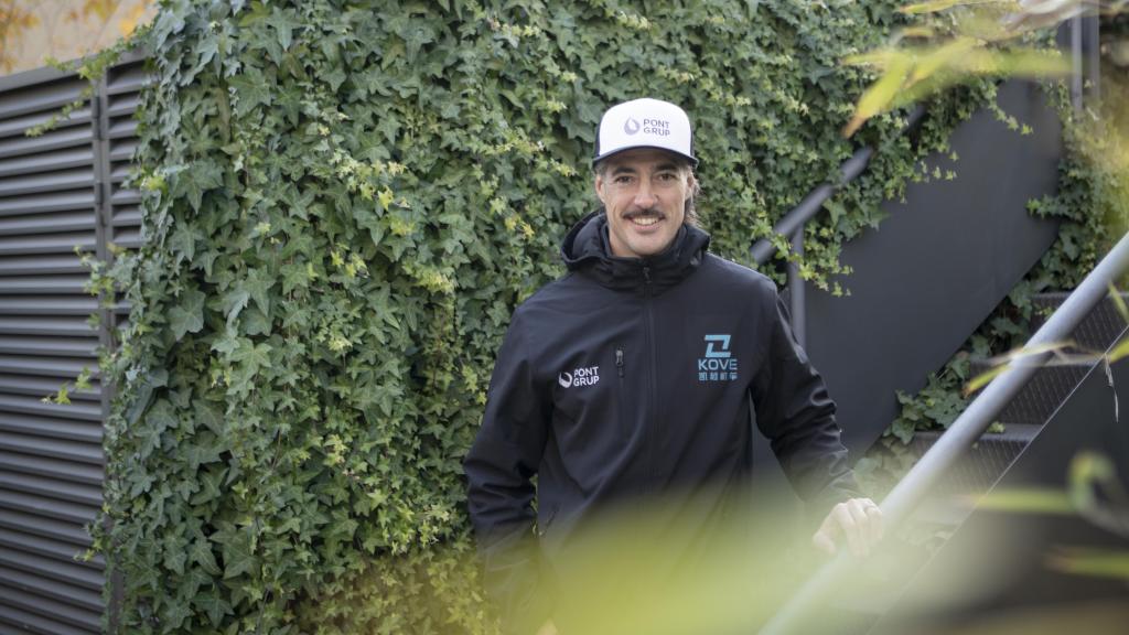 Javi Vega durante una entrevista con EL ESPAÑOL