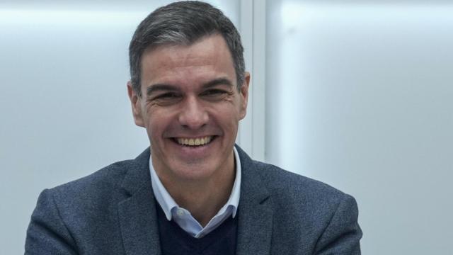 El presidente del Gobierno y secretario general del PSOE, Pedro Sánchez, este lunes en Ferraz.