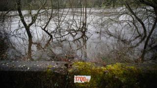Subida del cauce del Río Miño a su paso por la ciudad de Lugo