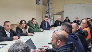Reunión entre Lorenzana, comité de empresa y alcaldes de A Mariña