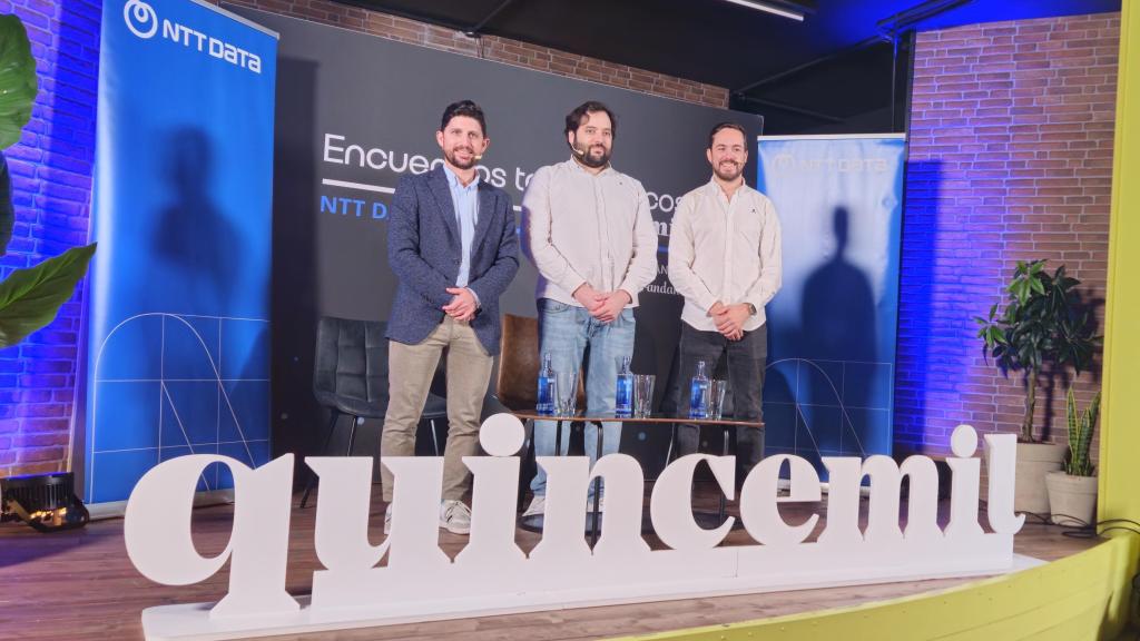 Encuentro Quincemil y NTT Data sobre realidad aumentada.