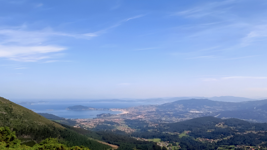 Vistas desde el mirador Boca da Groba