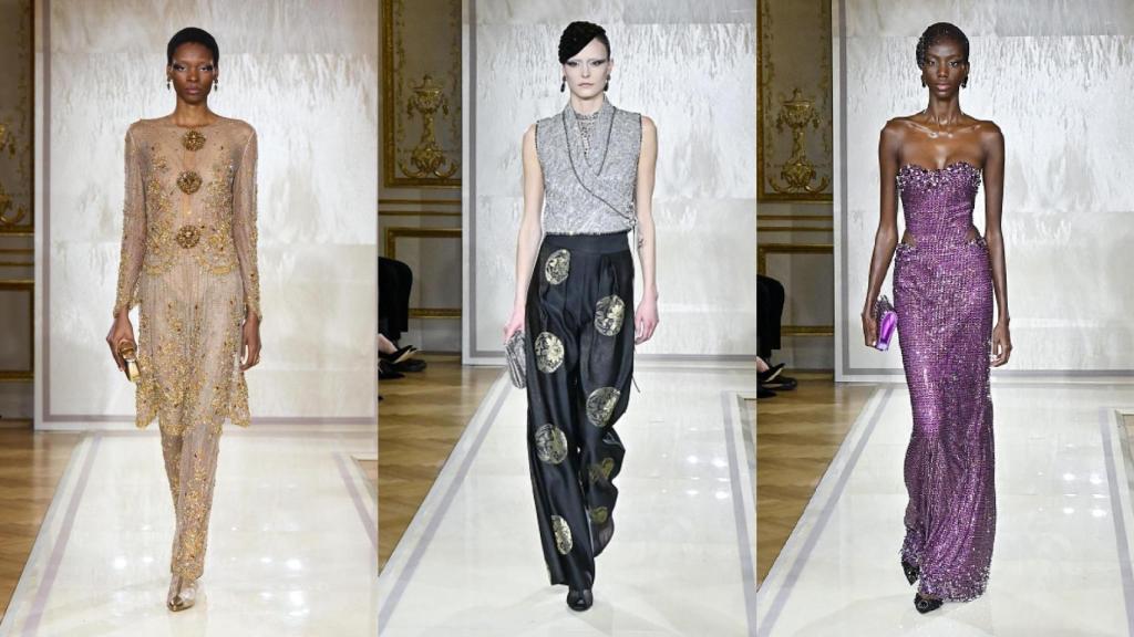 Siluetas del desfile de Alta Costura de Giorgio Armani Privé.