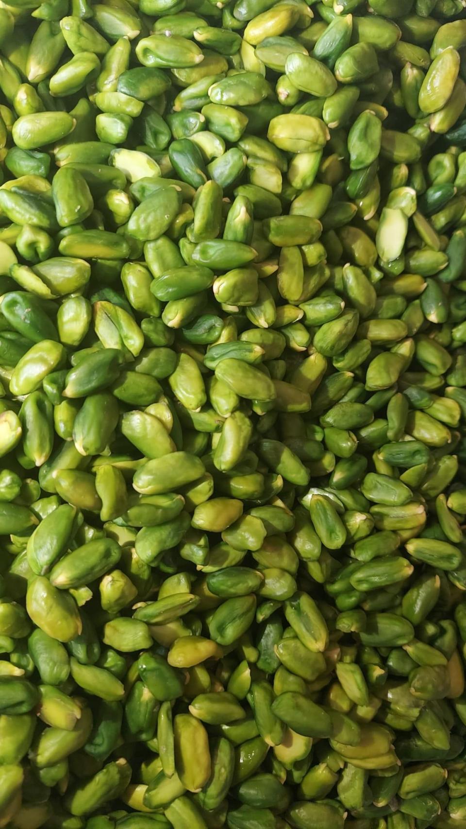 Imagen de los pistachos.