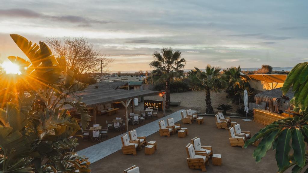 La terraza del restaurante.