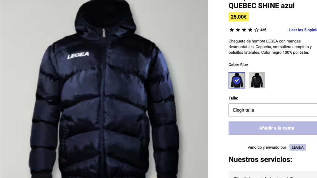 Chaqueta transformable QUEBEC SHINE.