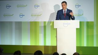 El presidente del Gobierno, Pedro Sánchez, presenta el Tercer Día del Hidrógeno de Enagás.