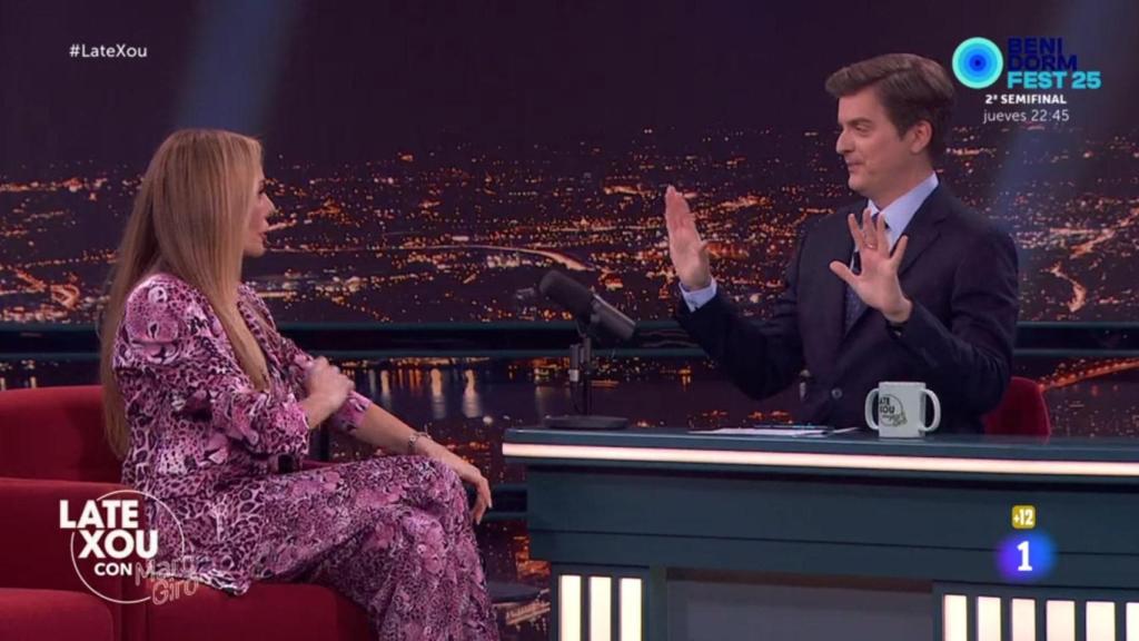 Paula Vázquez y Marc Giró en 'Late Xou'.