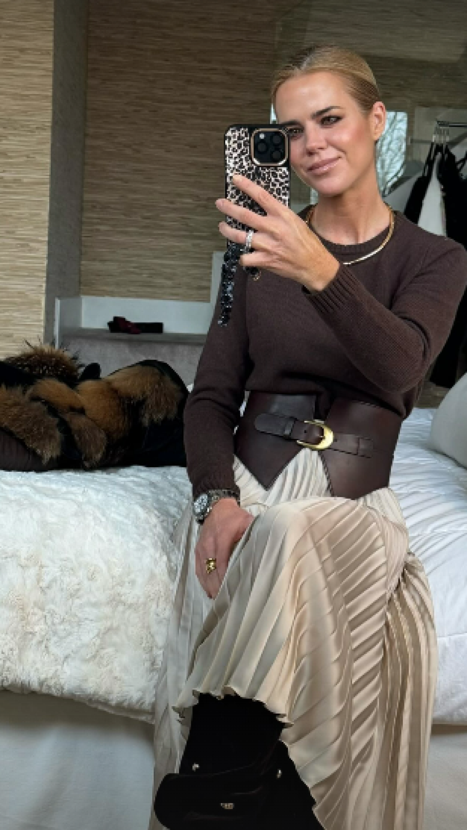 Amelia Bono, en un 'stories' de Instagram.