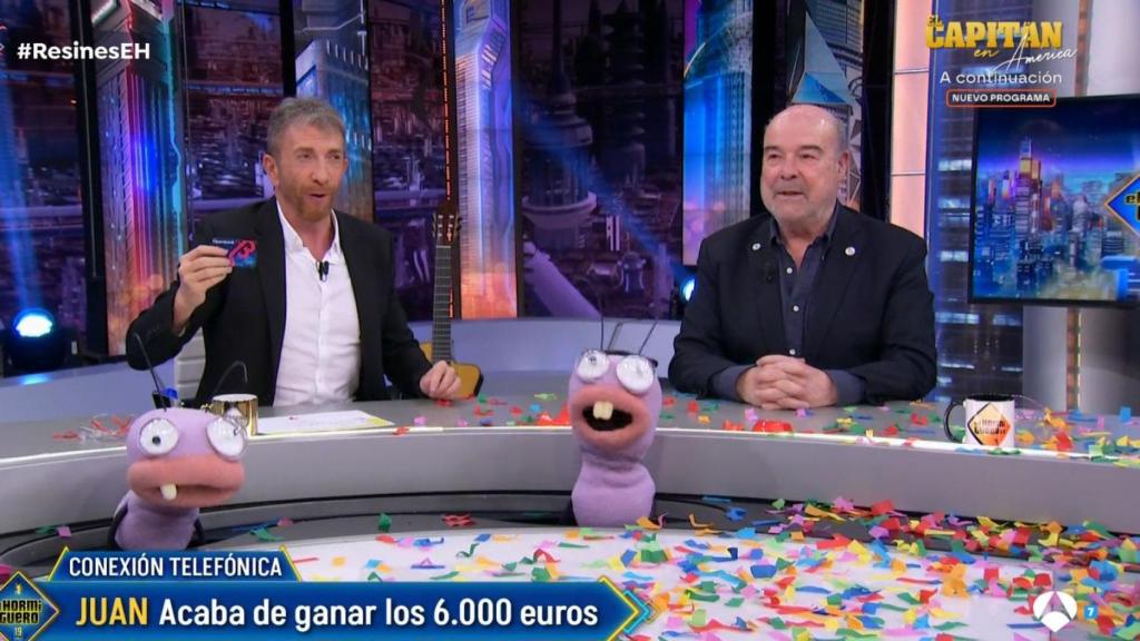 Antonio Resines en 'El Hormiguero'.