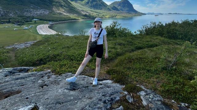 Mónica Miguel, enfermera zaragozana en Noruega